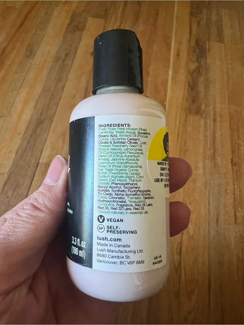LUSH Rebel Body Lotion - 3.3 oz BRAND NEW SEALED